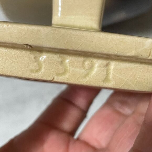 Vintage MCM Beauce Pottery Astral Philippe Lambert 8.5" Covered Canister Canada - Picture 9 of 12